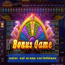 setor sul arena corinthians
